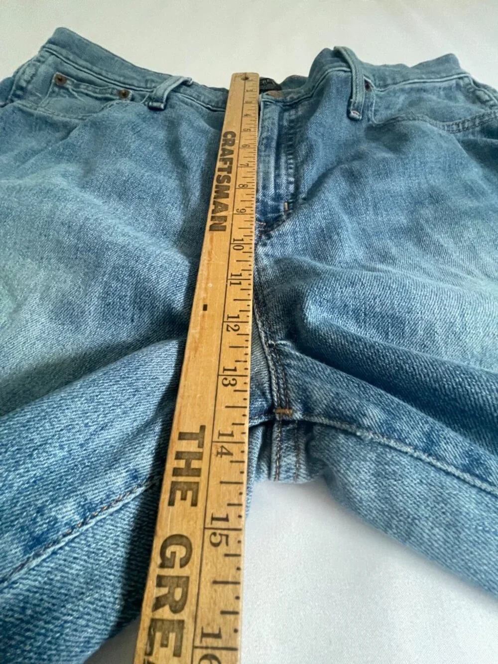 J. Crew High-Rise Classic Vintage Jeans Size 31 Light Wash Straight Leg